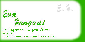 eva hangodi business card